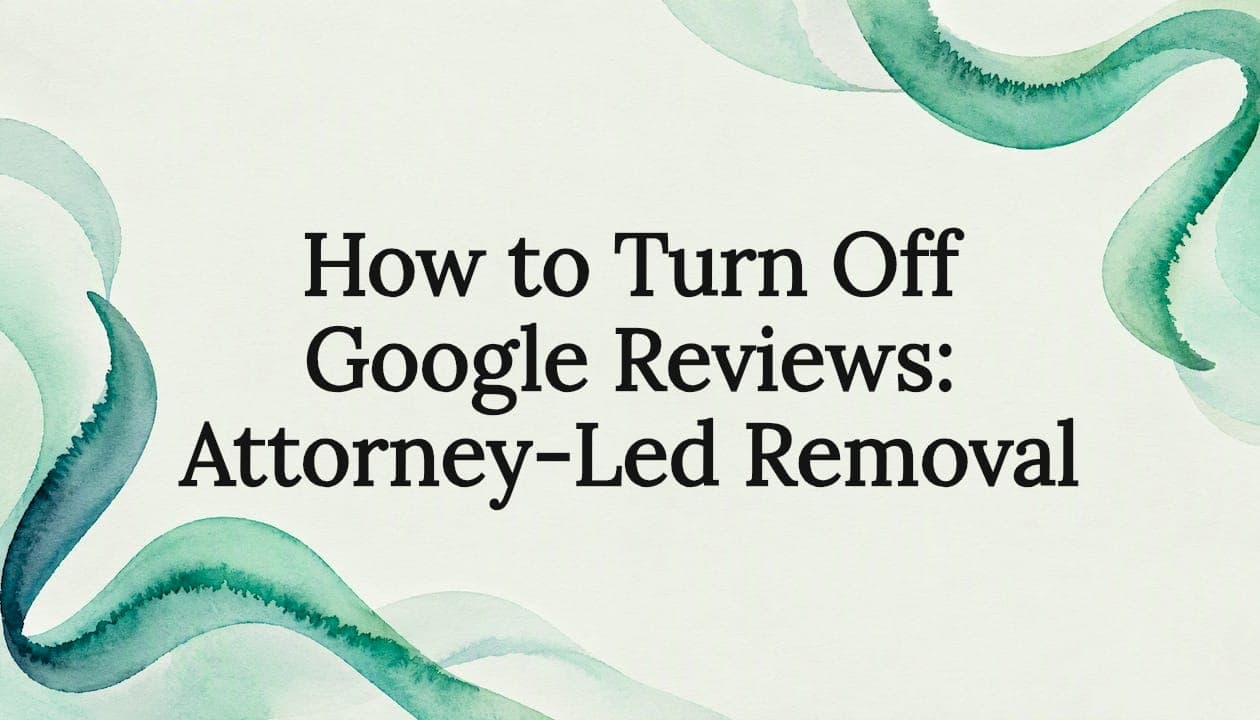Can You Turn Off Google Reviews? What Owners Can Do
